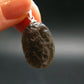 Colombianite Pseudotektite Silver Pendant from Colombia - 4.14 Grams - 1.1"