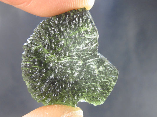 Moldavite Tektite Raw Piece from Czech Republic - 1.0" - 21.50 Carats - 4.30 Grams