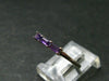 Natural Rich Purple Color Amethyst Sterling Silver Ring - 1.39 Grams - Size 7