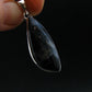 Natural Pietersite Polished Silver Plated Pendant from Namibia - 1.6" - 4.74 Grams