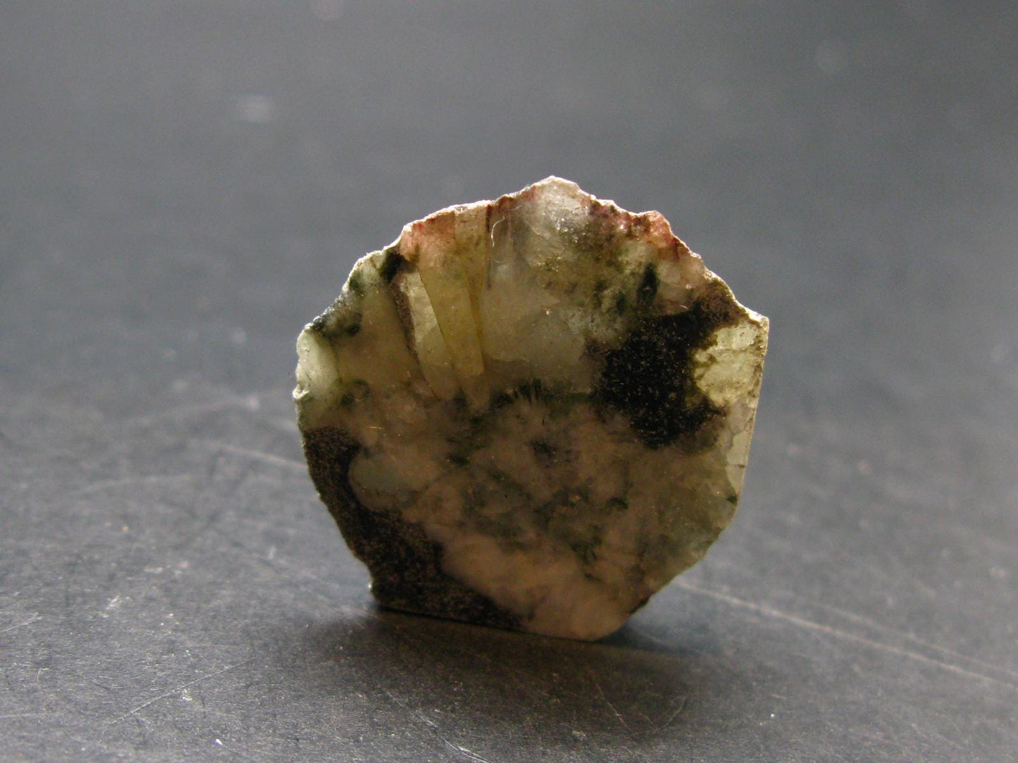 Phenakite Phenacite Polished Slice From Russia - 8.46 Grams - 1.1"