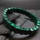 Malachite Genuine Bracelet ~ 7 Inches ~ 12mm Oval Beads