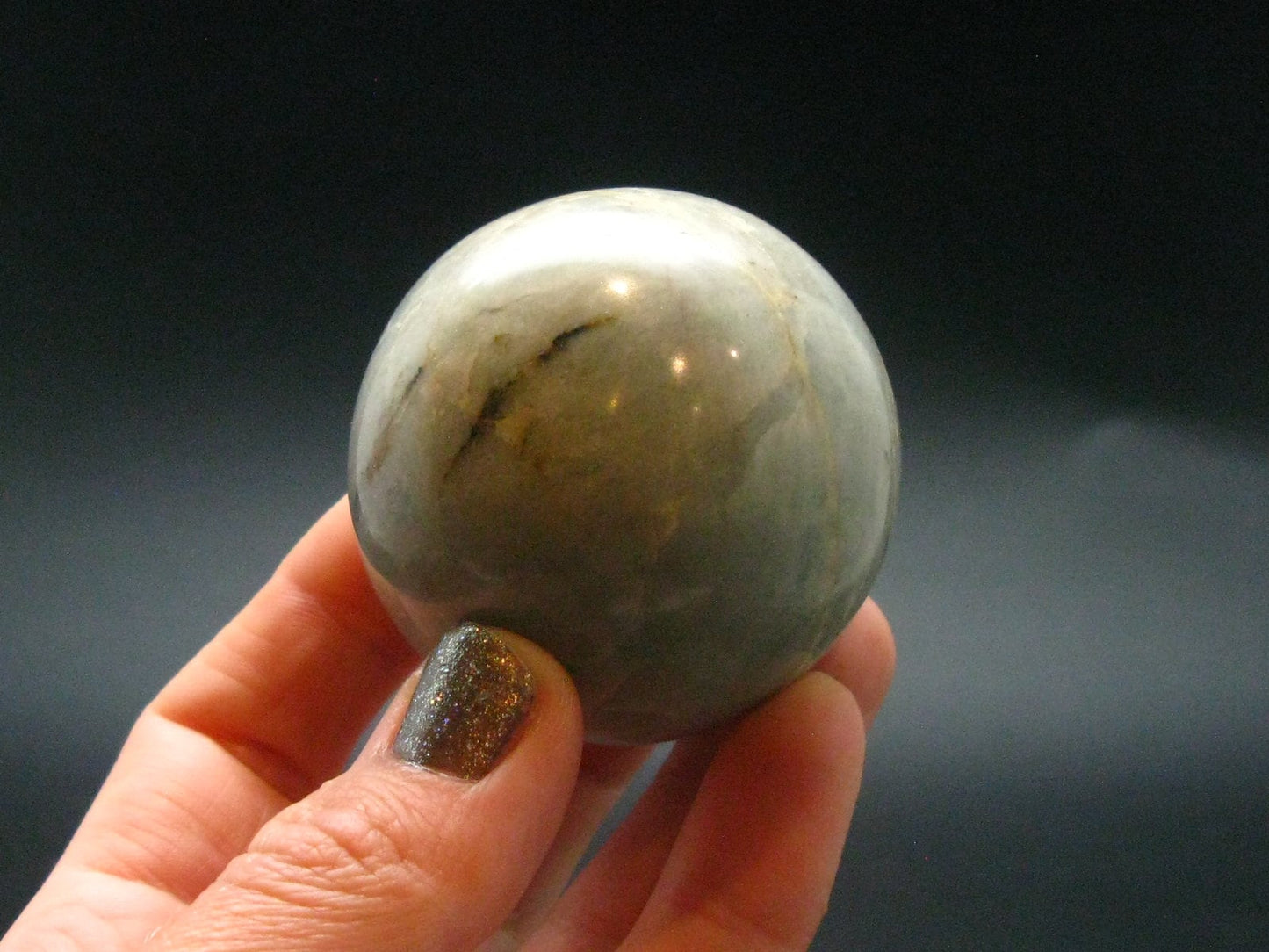 Genuine Blue Aquamarine Sphere Ball From Brazil - 1.8" - 150.71 Grams