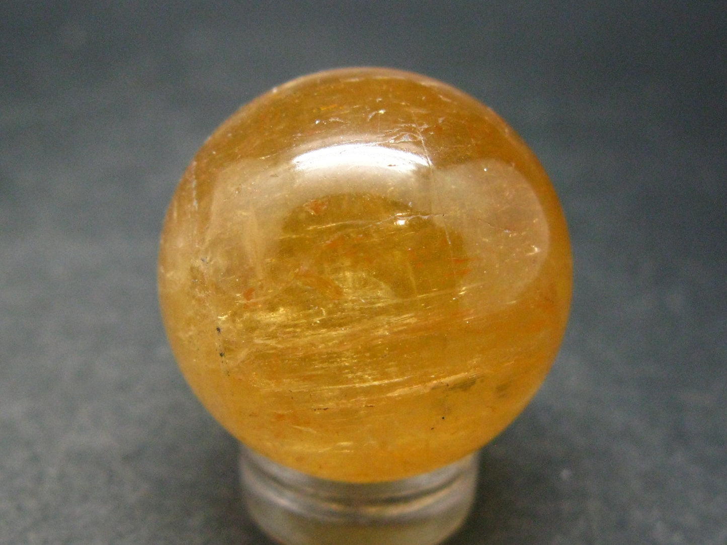 Imperial Topaz Sphere Ball From Brazil - 1.0" - 142.3 Carats