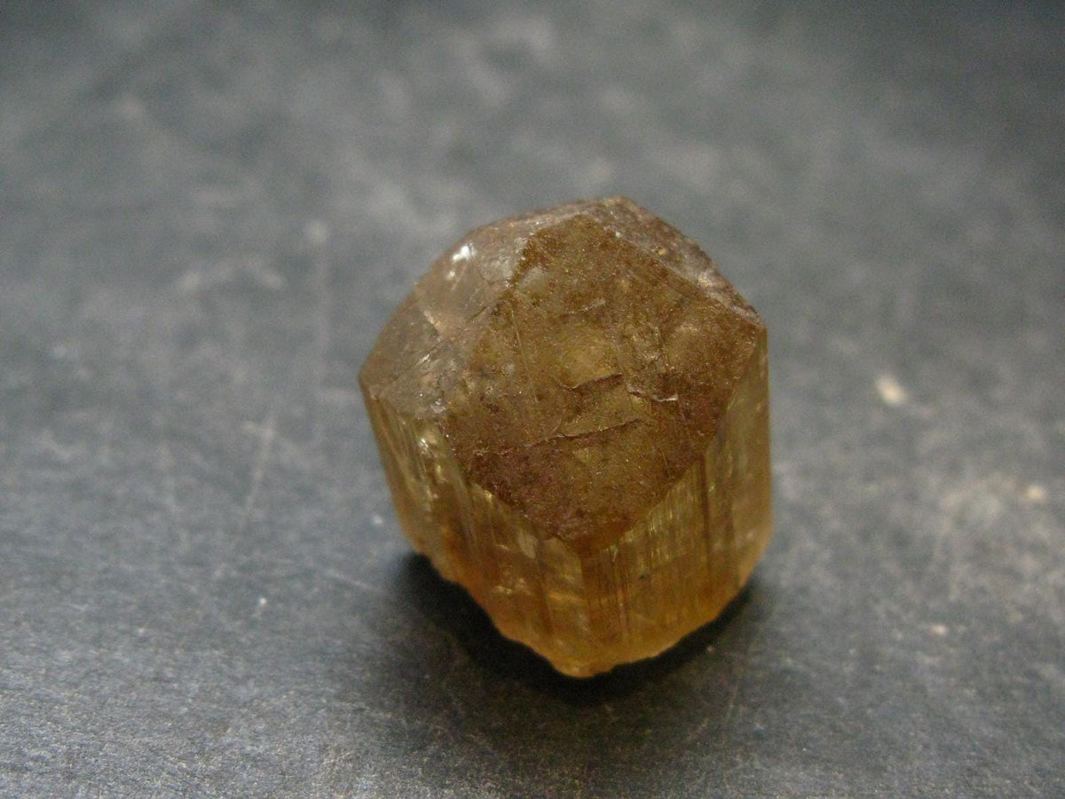 Large Perfect Golden Scapolite Crystal from Tanzania - 7.58 Grams - 0.8"