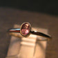 Genuine Alexandrite Gem Silver Ring From Russia - Size 4 - 1.32 Grams