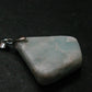 Blue Hemimorphite Silver Pendant From China - 1.9"