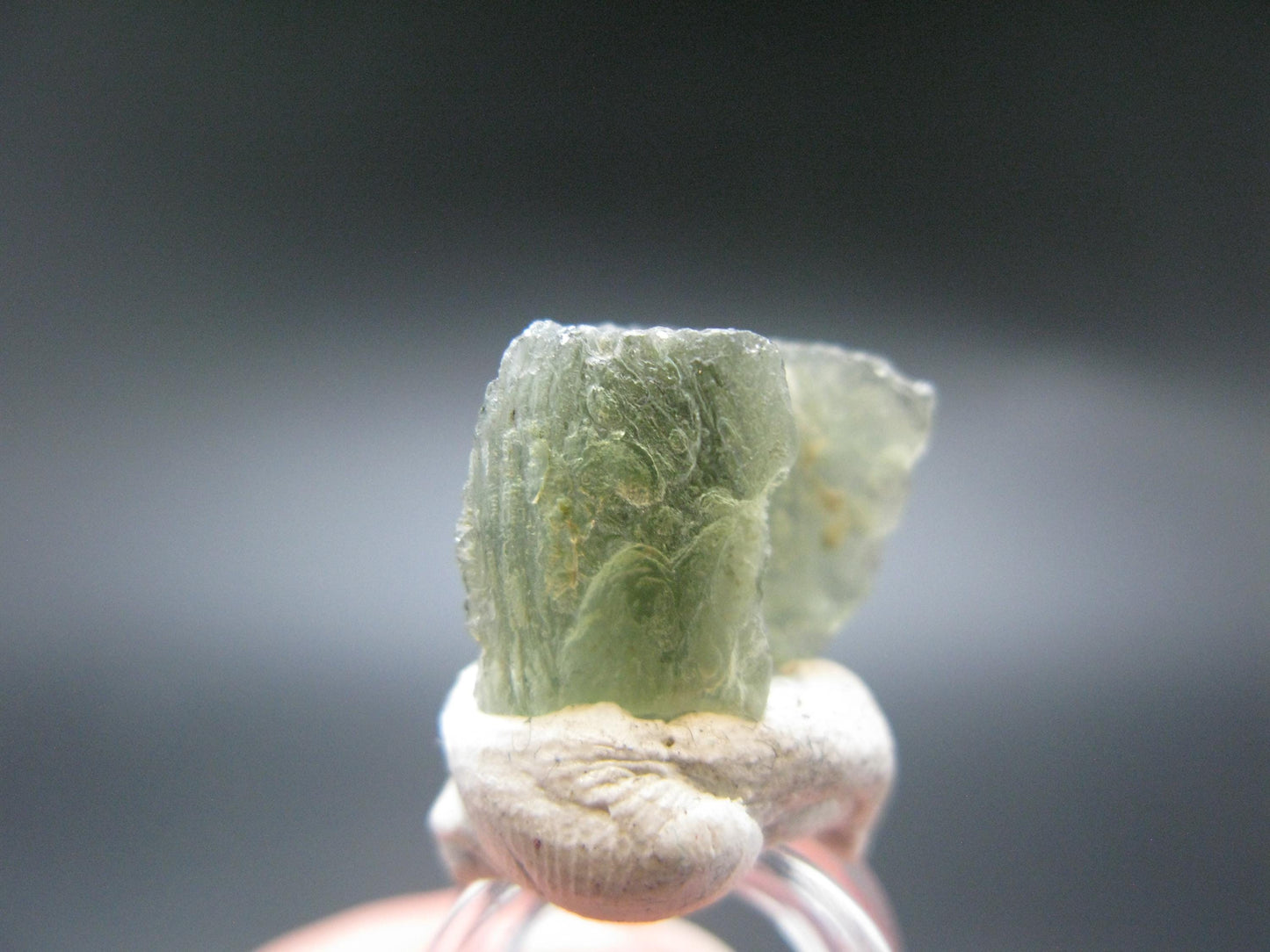 Moldavite Tektite Raw Piece from Czech Republic - 0.5" - 5.25 Carats - 1.05 Grams