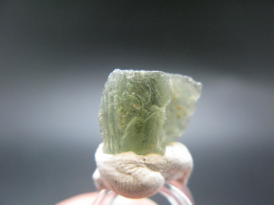 Moldavite Tektite Raw Piece from Czech Republic - 0.5" - 5.25 Carats - 1.05 Grams