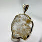 Raw Herderite Pendant – Natural Crystal in Sterling Silver Setting - 3.90g