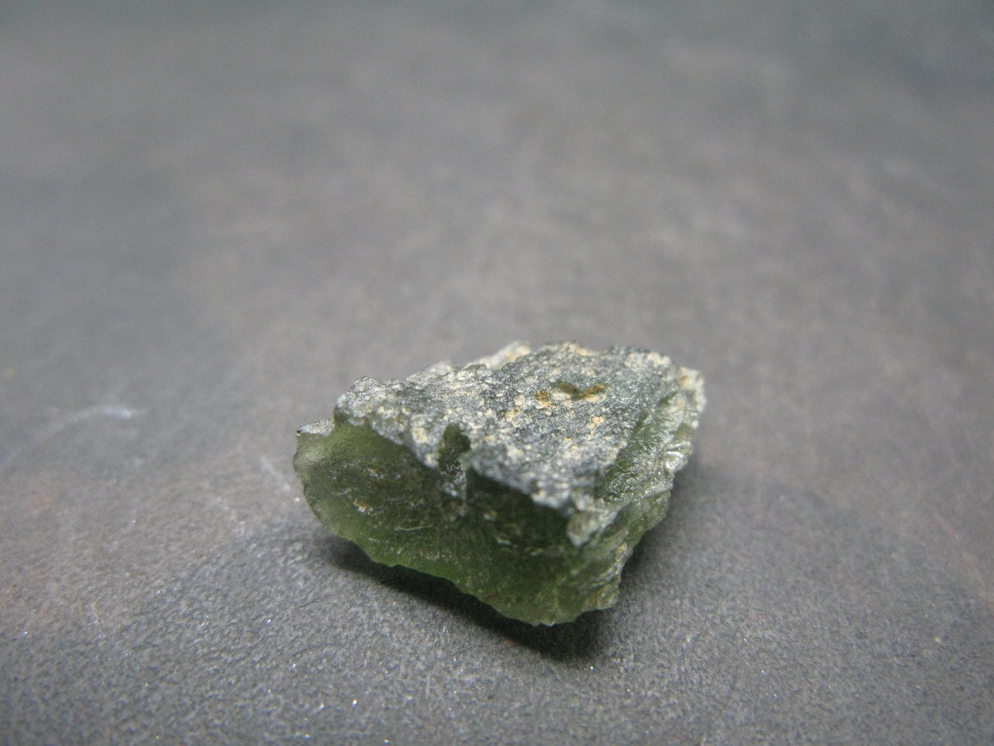 Moldavite Tektite Raw Piece from Czech Republic - 0.6" - 6.05 Carats - 1.22 Grams