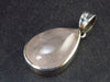 Symbol of Love and Beauty!! Natural Rose Quartz Pendant In 925 Silver From Brazil - 1.3" - 7.7 Grams