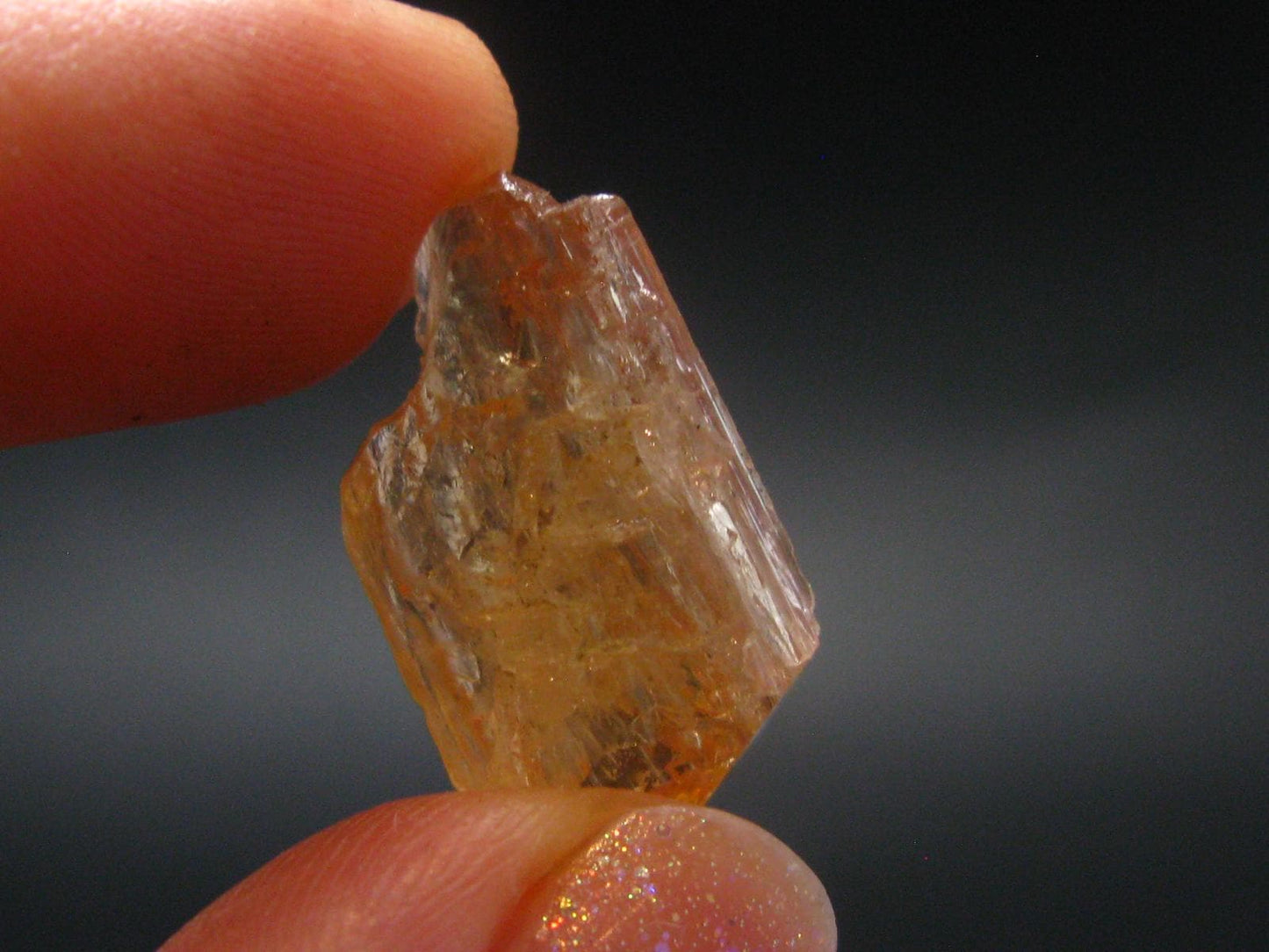 Lot of 10 Imperial Topaz Crystals From Brazil - 155.95 Carats