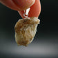 Rare Herderite Crystal Silver Pendant from Brazil - 1.0" - 2.36 Grams