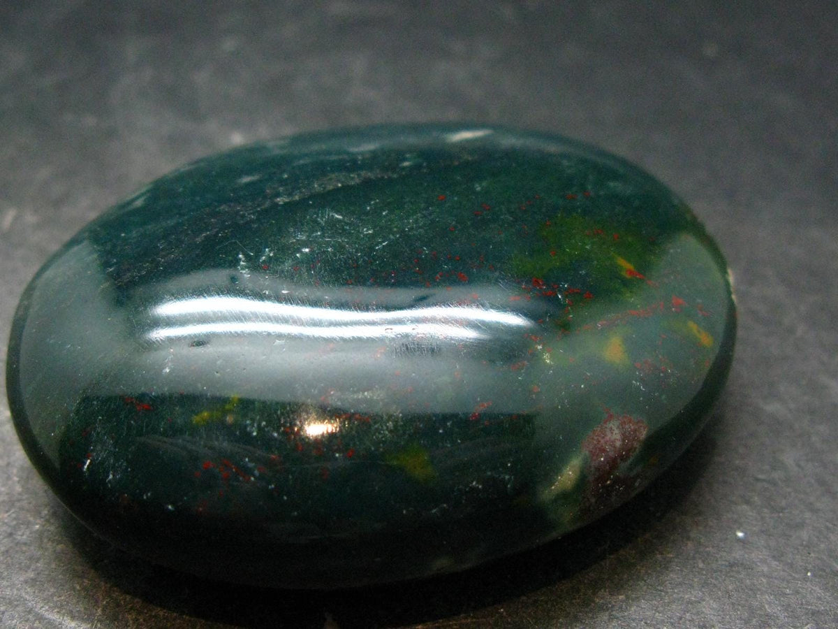 Bloodstone Tumbled Stone From India - 2.3" - 78.21 Grams