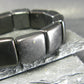 Shungite Genuine Bracelet ~ 7 Inches ~ 12mm Square Beads