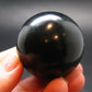 Black Jade Sphere Ball From Greenland - 1.6" - 93.37 Grams