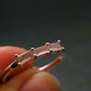 Natural Rose Quartz Ring from Brazil - 1.50 Grams - Size 8
