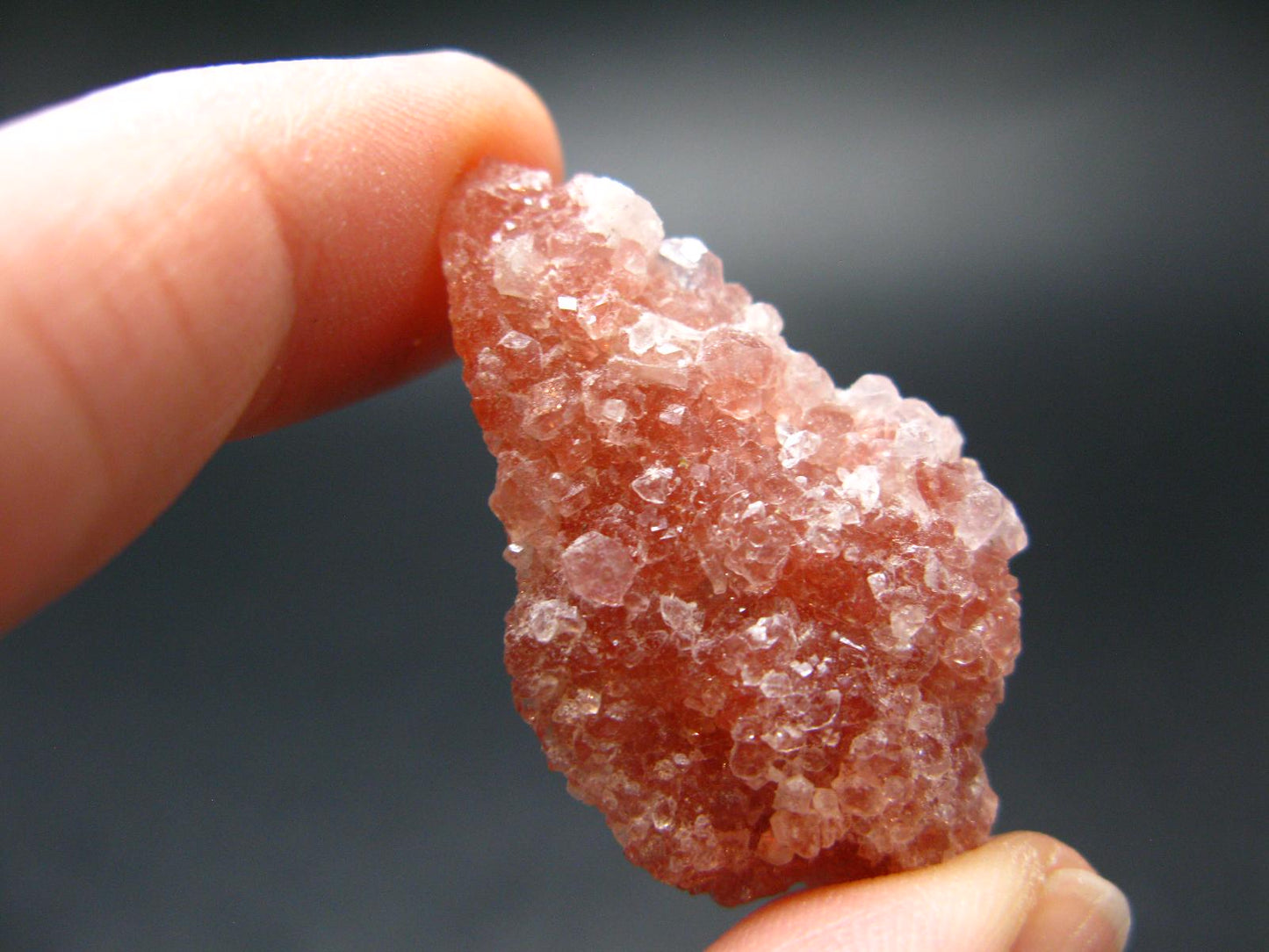 Pink Apophylite Apophyllite Cluster From India - 1.4" - 6.57 Grams