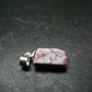Bixbite Red Emerald Beryl Silver Pendant From Utah USA - 3.15 Carats - 0.7"
