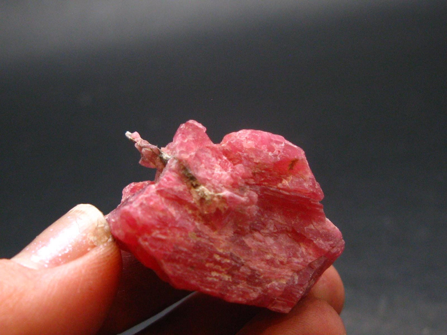 Large Rhodonite Rodonite Crystal From Brazil - 17.24 Grams - 1.2"