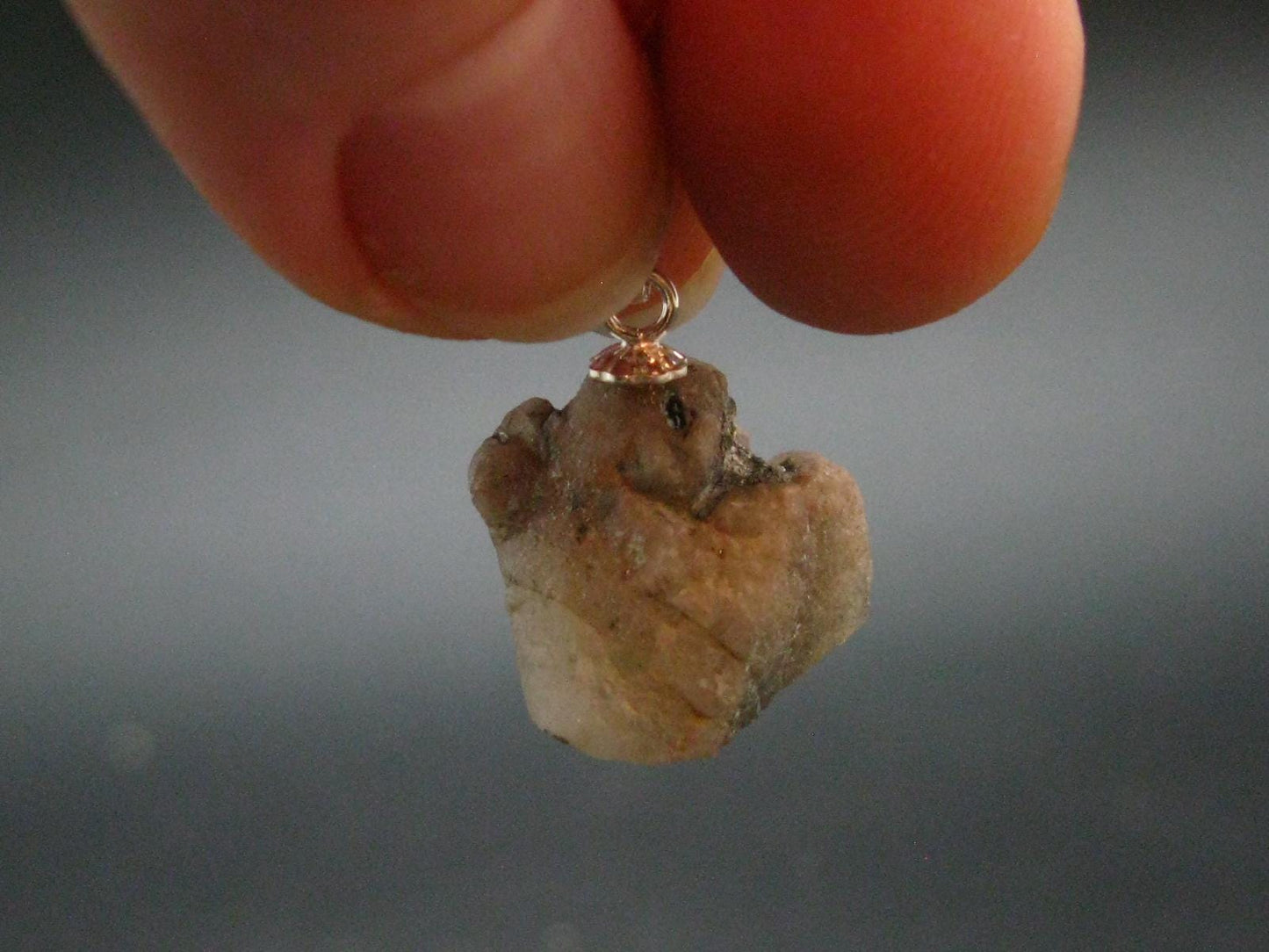 Phenakite Phenacite Crystal Silver Pendant From Brazil - 0.8" - 2.43 Grams