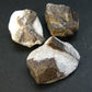 Fairy Cross!! Lot of 3 Dark Chocolate Staurolite Crystals from Russia