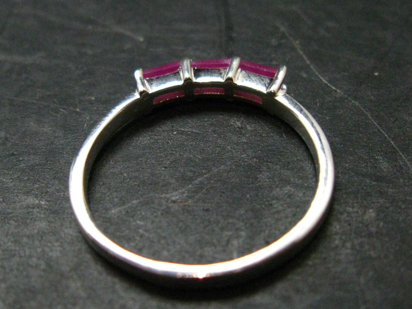 Star Ruby Sterling Silver Ring- Size 8 - 1.71 Grams