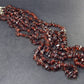 Love and Passion!! Lot of 3 Natural Red Garnet Tumbled Bead Necklaces - 18" Each