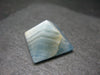 Lemurian Aquatine Blue Calcite Pyramid - 0.8" - 8.53 Grams