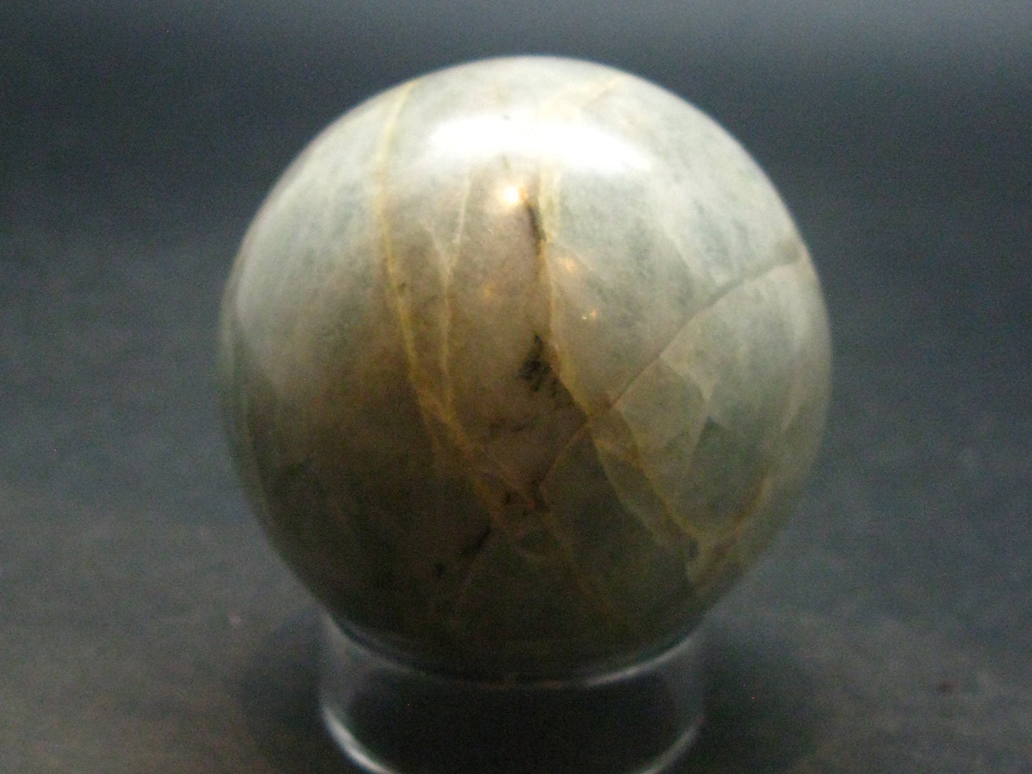 Genuine Blue Aquamarine Sphere Ball From Brazil - 1.8" - 150.71 Grams