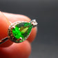 Helenite Gaia Stone Gem Sterling Silver Ring From Washington - Size 6 - 0.80 Carats