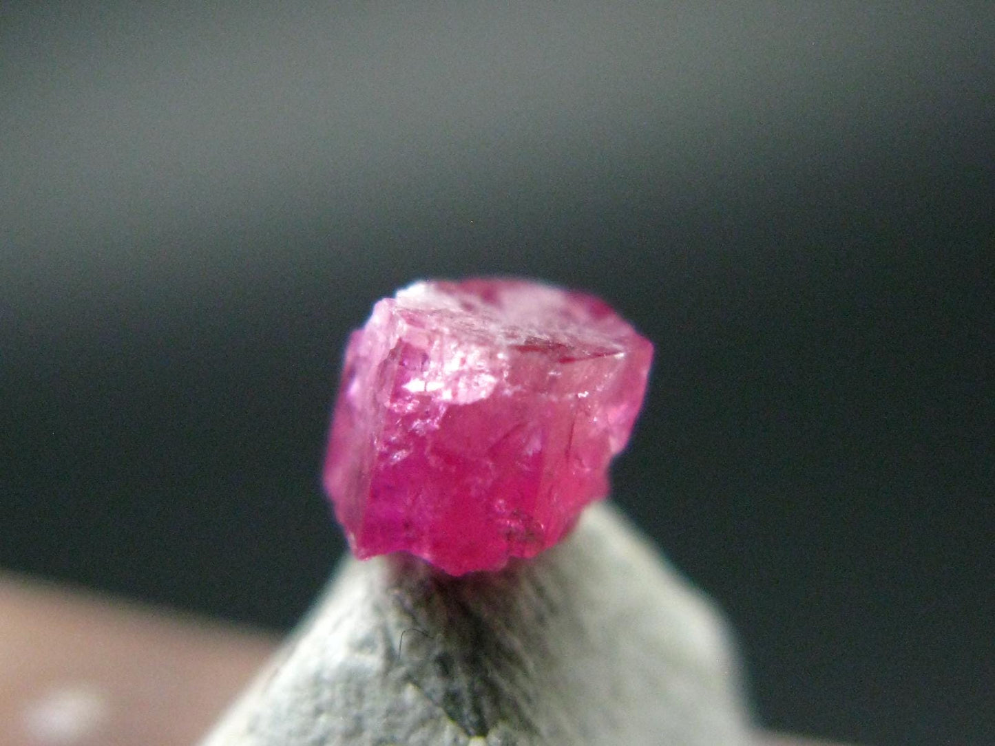 Nice Rare Gem Bixbite Red Emerald Beryl Crystal From Utah USA - 0.35 Carats