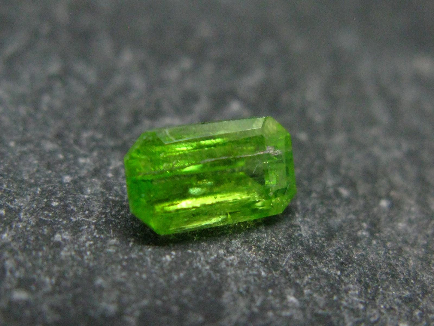 Rare Tashmarine Diopside Gem Cut Facetted Stone from Tanzania - 1.25 Carats