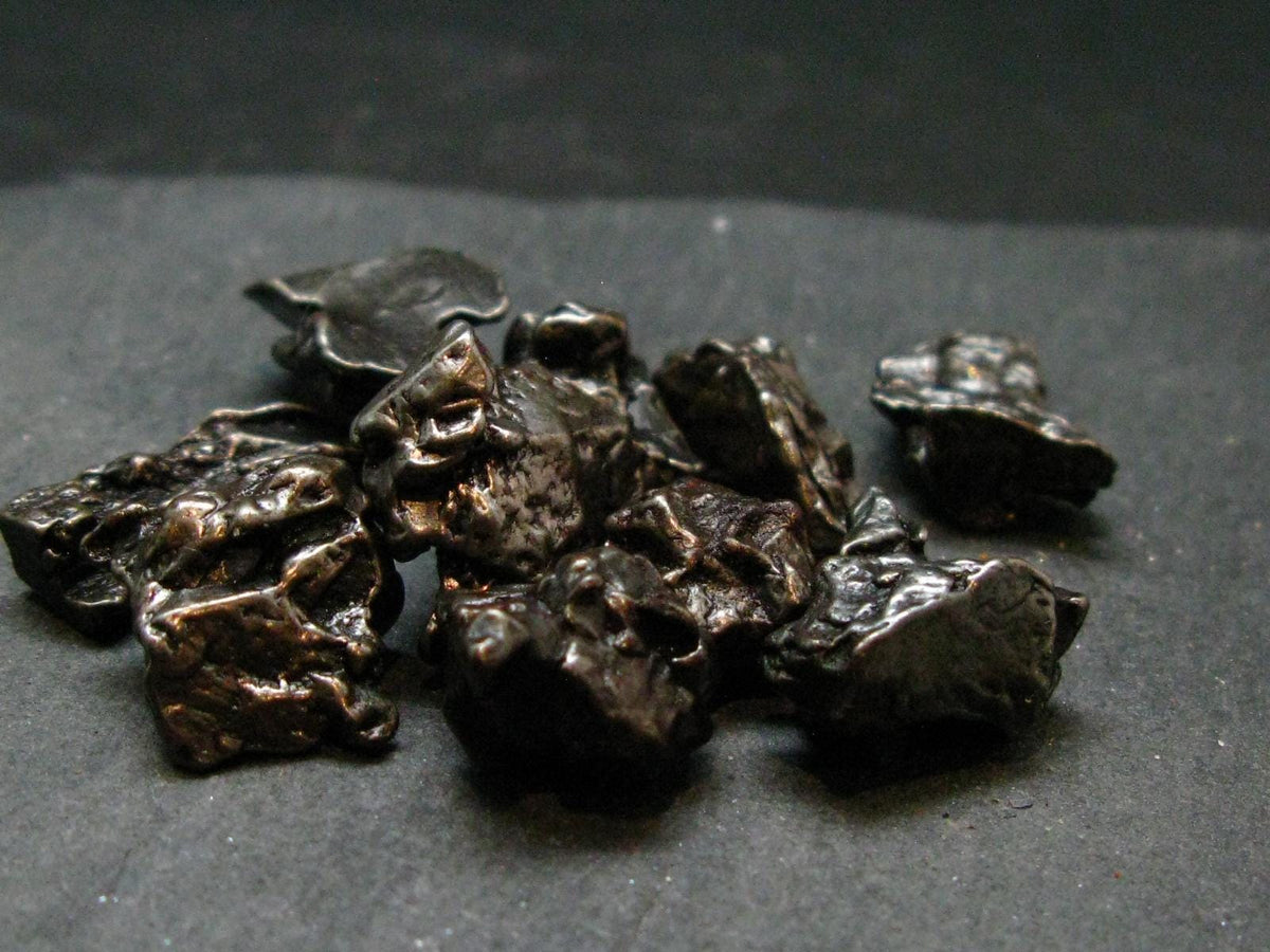 Lot Of 10 Campo Del Cielo Meteorite Pieces from Argentina - 44.28 Grams