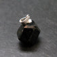 Sharp Black Melanite Andradite Garnet Silver Pendant From Mali - 0.8" - 3.77 Grams