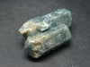 Large Neon Blue Apatite Crystal From Brazil - 2.1" - 37.3 Grams