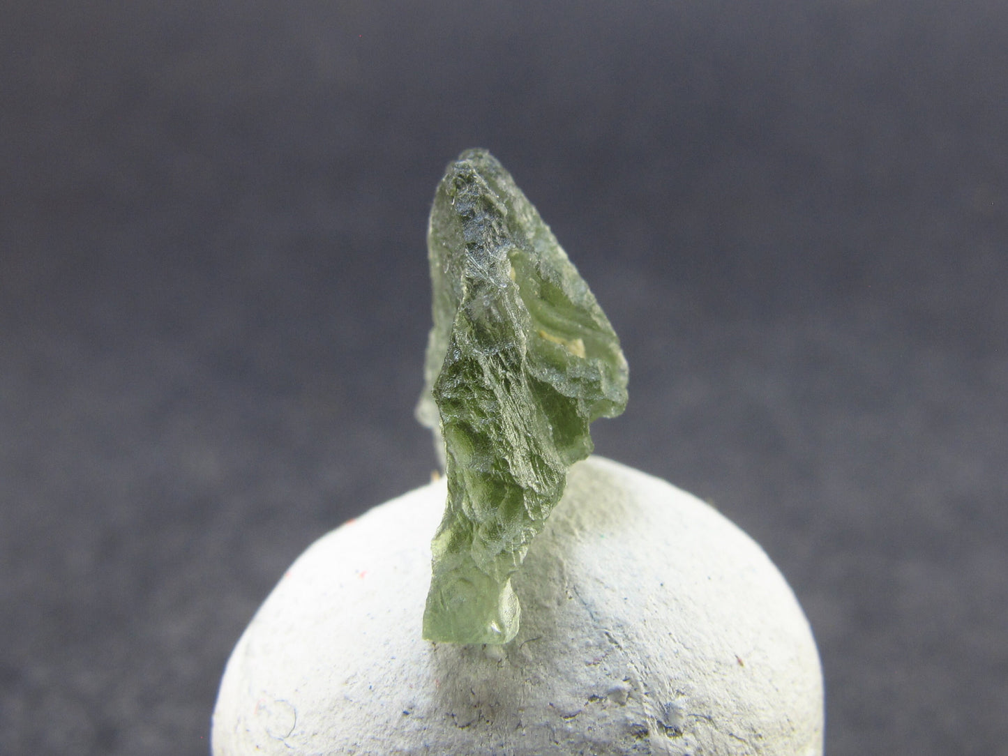 Moldavite Tektite Raw Piece from Czech Republic - 0.6" - 2.5 Carats - 0.50 Grams
