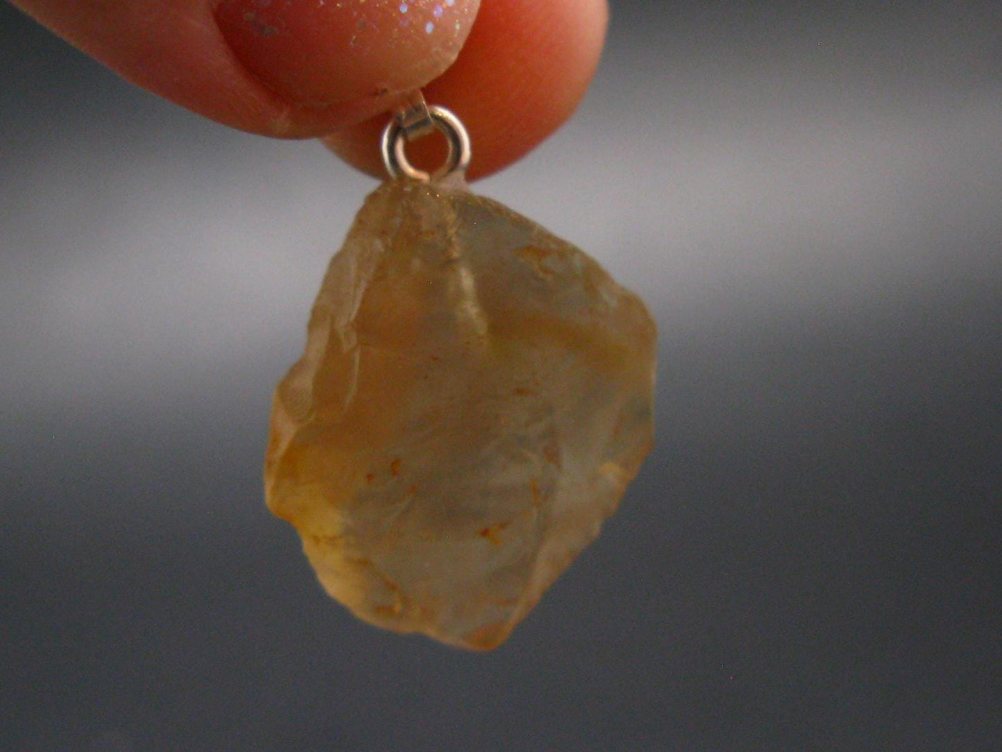 Oregon Sunstone Silver Pendant From USA - 1.1" - 18.70 Carats