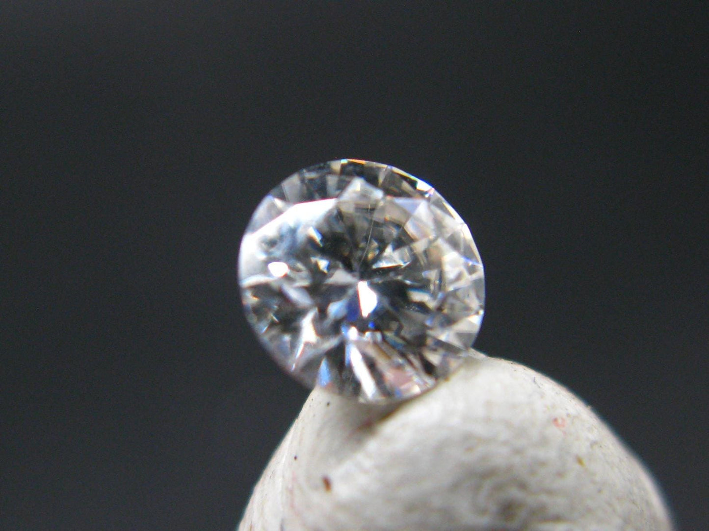 Gem Moissanite Facetted Cut Stone - 0.43 Carats