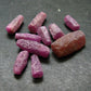 Lot of 10 Ruby Crystals from Winza Tanzania - 19.80 Grams