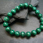 Malachite Genuine Bracelet ~ 7 Inches ~ 10mm Round Beads