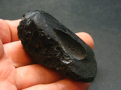 Rare Large Black Tibetan Tektite Tumbled Stone from Tibet - 2.2" - 42.03 Grams