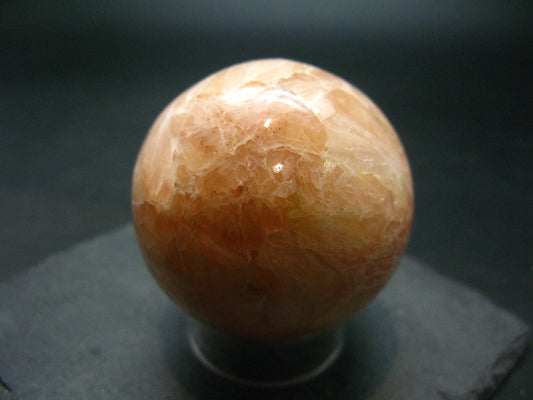 Unique Stilbite Sphere Ball From India - 1.9"