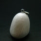 Scolecite Silver Pendant From India - 1.5"
