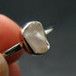 Phenakite Phenacite Crystal Silver Ring From Brazil - Size 8 - 1.95 Grams
