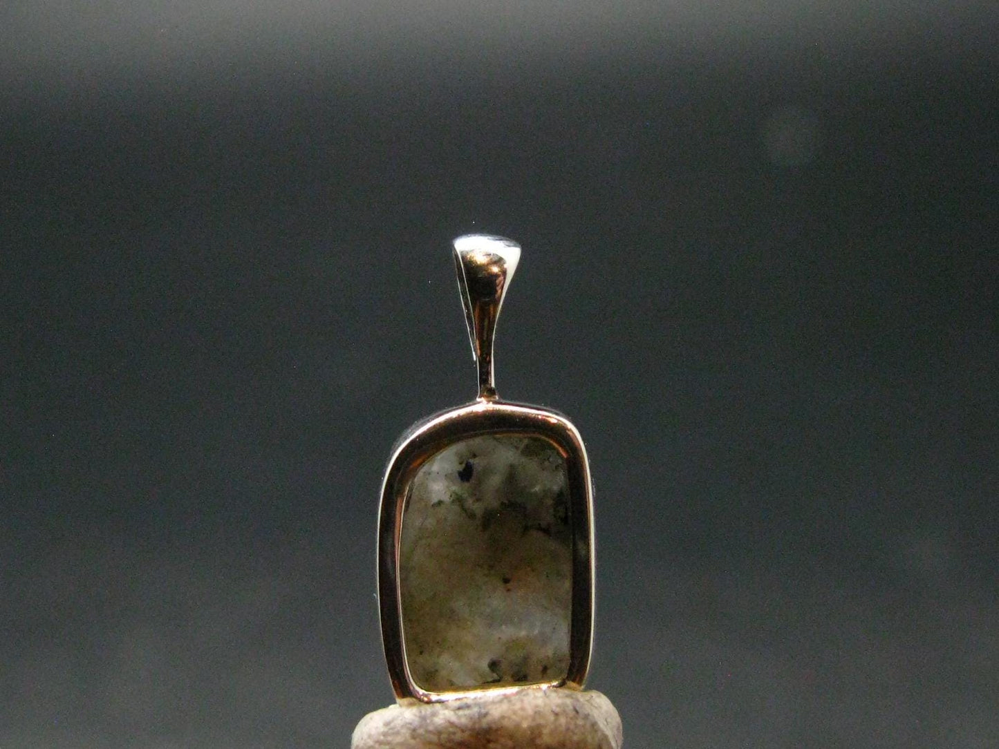 Phenakite Phenacite Crystal Silver Pendant From Russia - 0.7" - 1.0 Grams