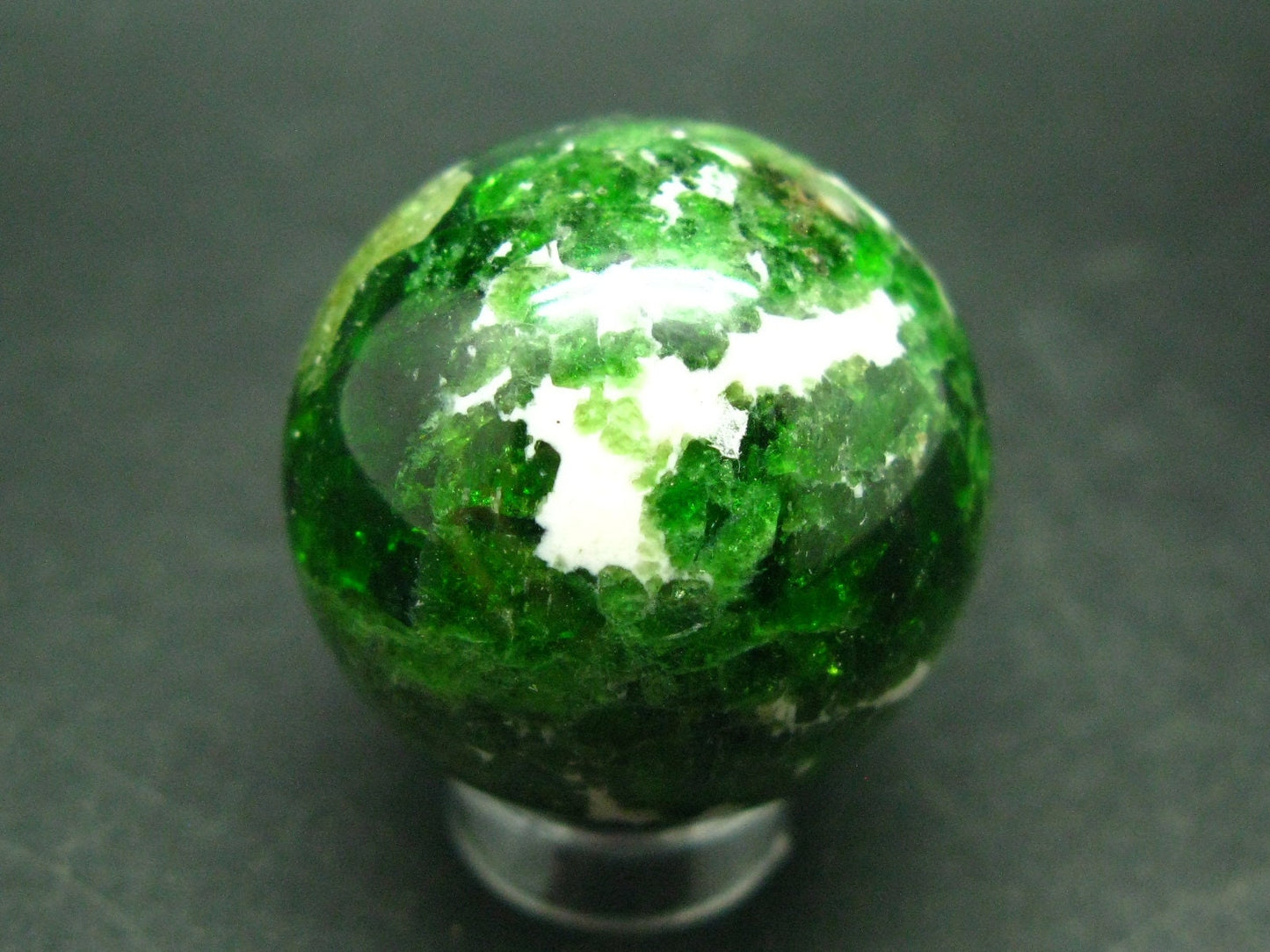 Gem Chrome Diopside Ball Sphere From Russia - 1.1" - 41 Grams