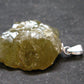 Rare Titanite Sphene Crystal Silver Pendant From Tanzania - 1.1" - 5.31 Grams