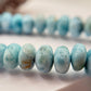 Larimar Bead Necklace Natural Blue Stone Necklace Ocean Inspired Jewelry Gift